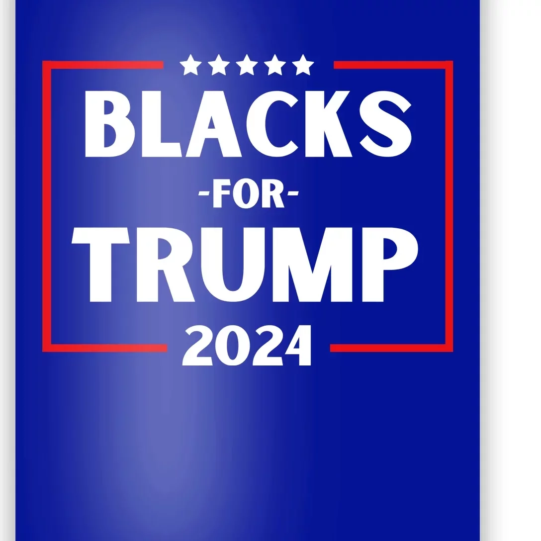 Blacks For Trump 2024 Donald Trump 2024 Poster