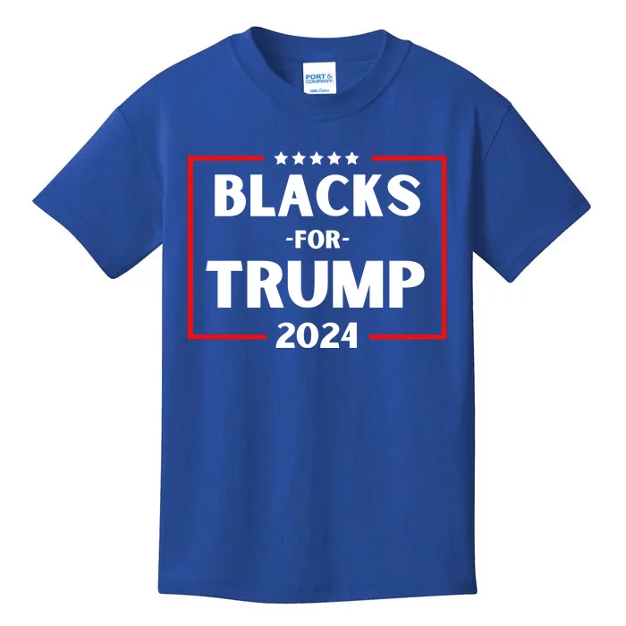 Blacks For Trump 2024 Donald Trump 2024 Kids T-Shirt