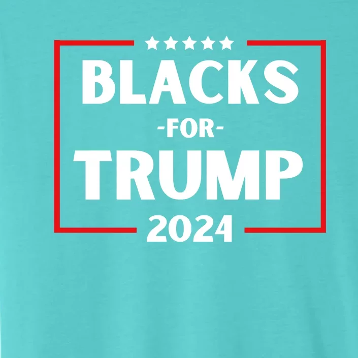 Blacks For Trump 2024 Donald Trump 2024 ChromaSoft Performance T-Shirt