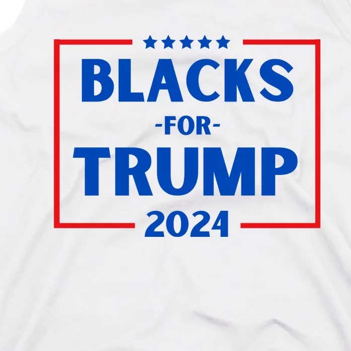 Blacks For Trump 2024 Donald Trump 2024 Tank Top