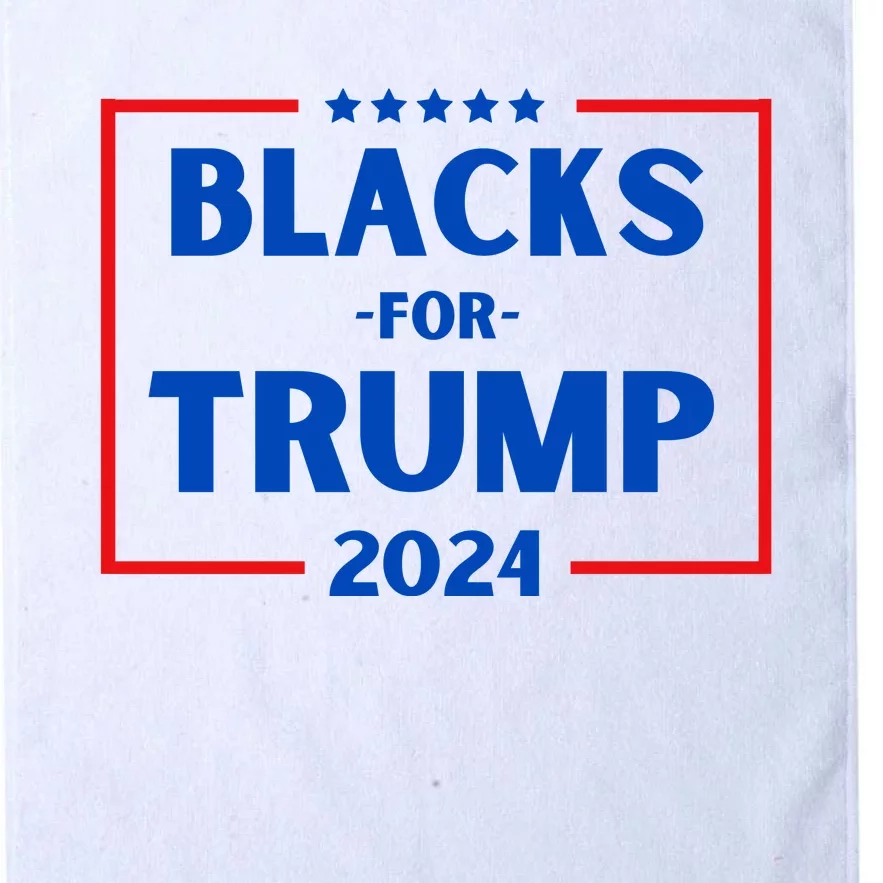 Blacks For Trump 2024 Donald Trump 2024 Platinum Collection Golf Towel