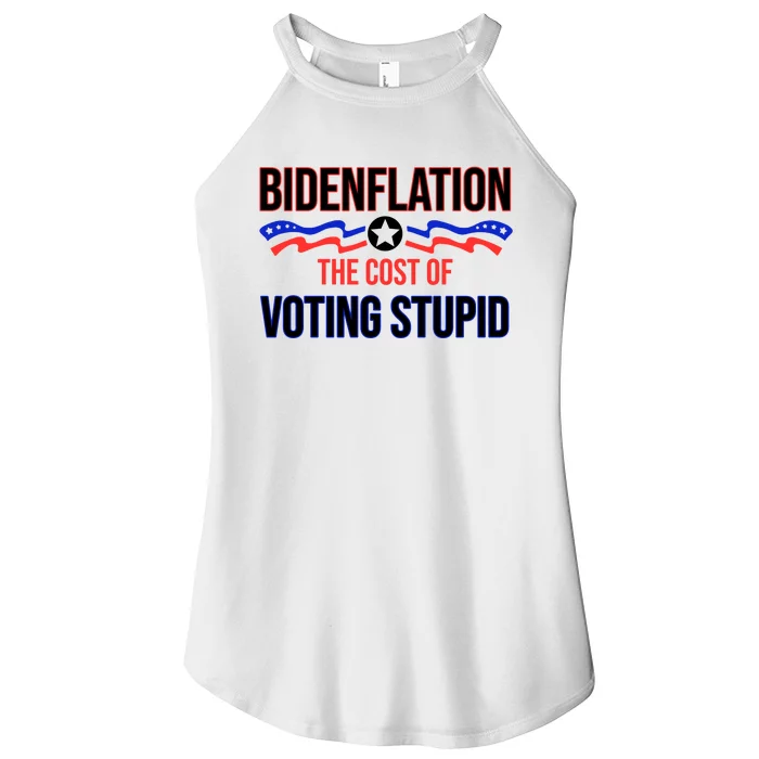 Biden Flation The Cost Of Voting Stupid Women’s Perfect Tri Rocker Tank