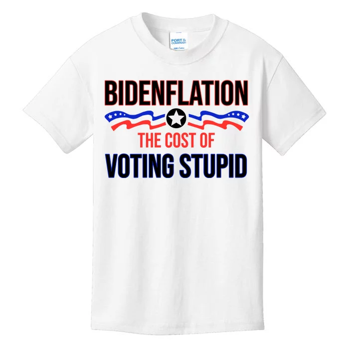 Biden Flation The Cost Of Voting Stupid Kids T-Shirt