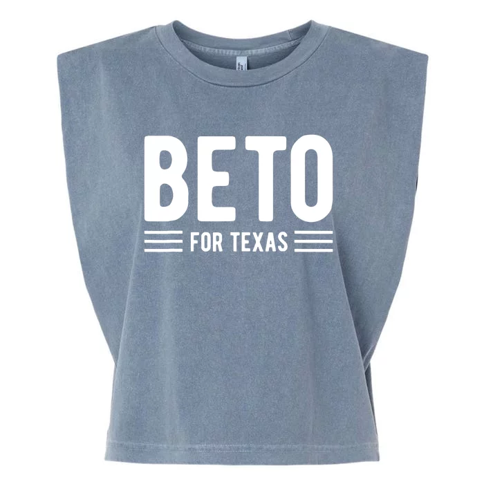 Beto For Texas Beto O'Rourke For Governor Of Texas Garment-Dyed Women's Muscle Tee