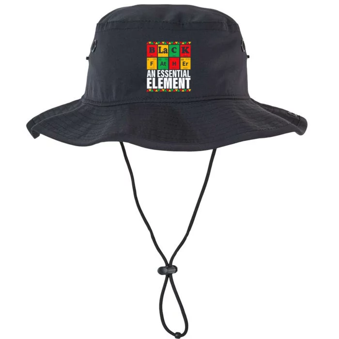 Black Father The Essential Element Father's Day Funny Dad Legacy Cool Fit Booney Bucket Hat