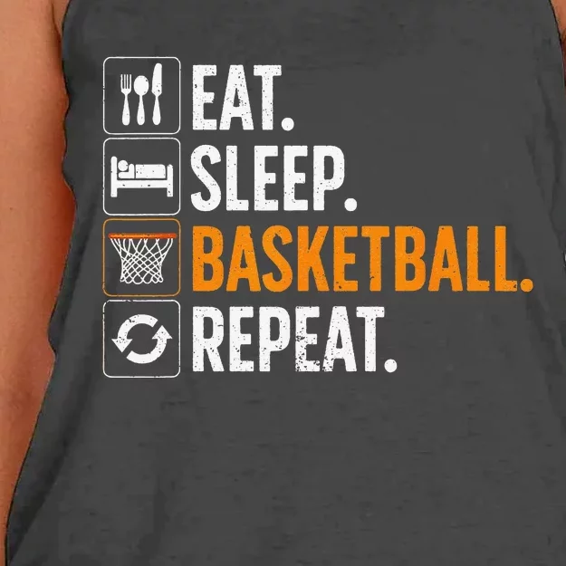 Basketball For  Team Sport Basketball Player Women's Knotted Racerback Tank