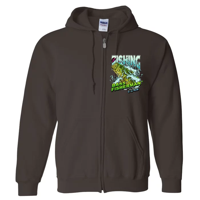 Bass Fisherman To The Core Full Zip Hoodie