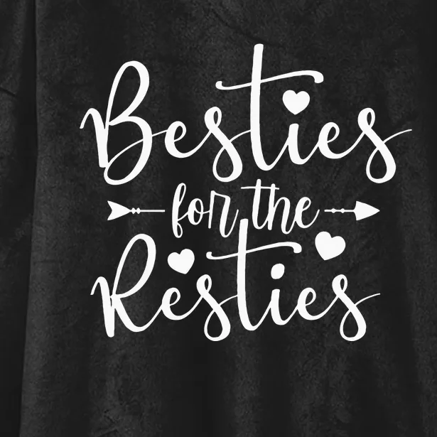 Besties For The Resties Hooded Wearable Blanket