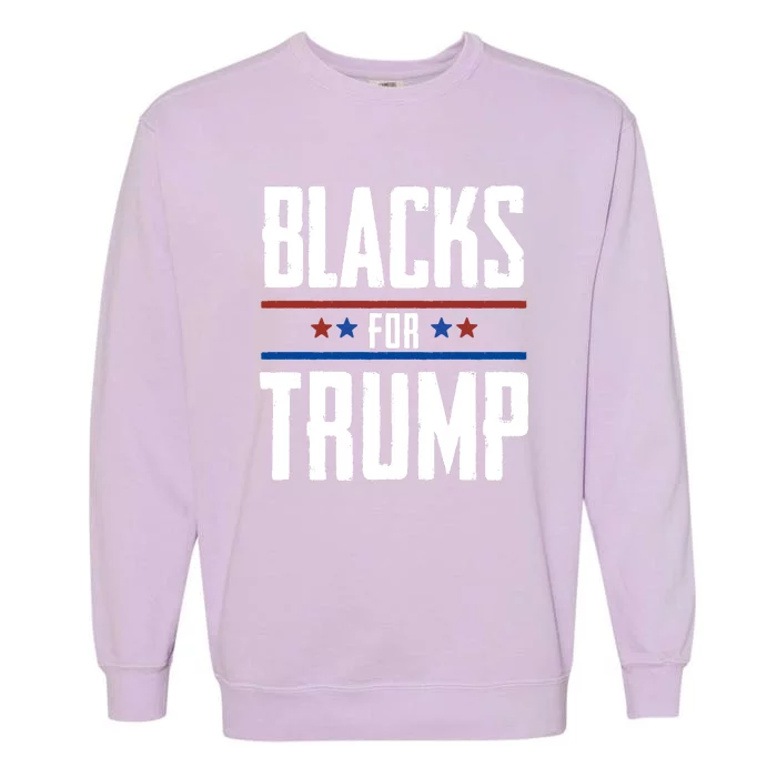 Black For Trump 2024 Garment-Dyed Sweatshirt