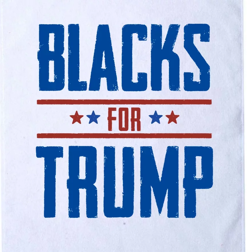 Blacks For Trump 2024 Platinum Collection Golf Towel