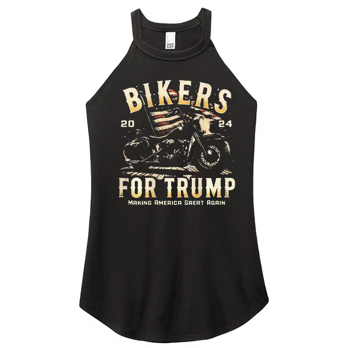 Bikes For Trump 2024 Women’s Perfect Tri Rocker Tank