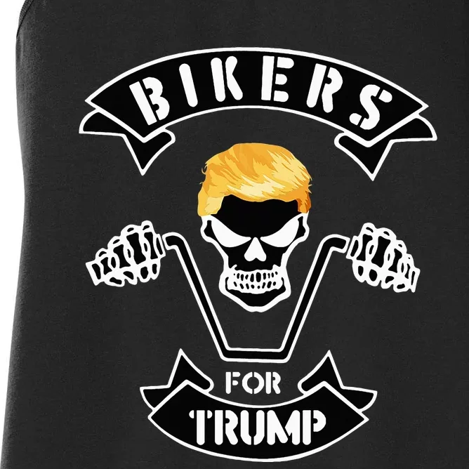 Bikers For Trump Women's Racerback Tank