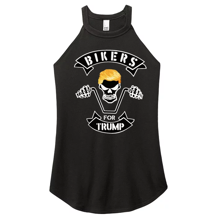 Bikers For Trump Women’s Perfect Tri Rocker Tank