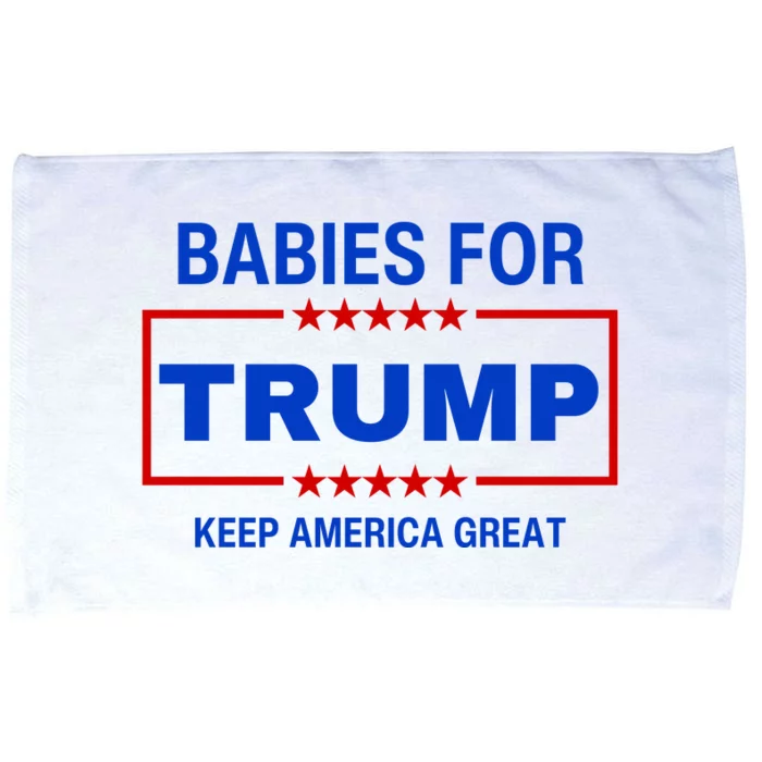 Babies For Trump Keep America Great Microfiber Hand Towel