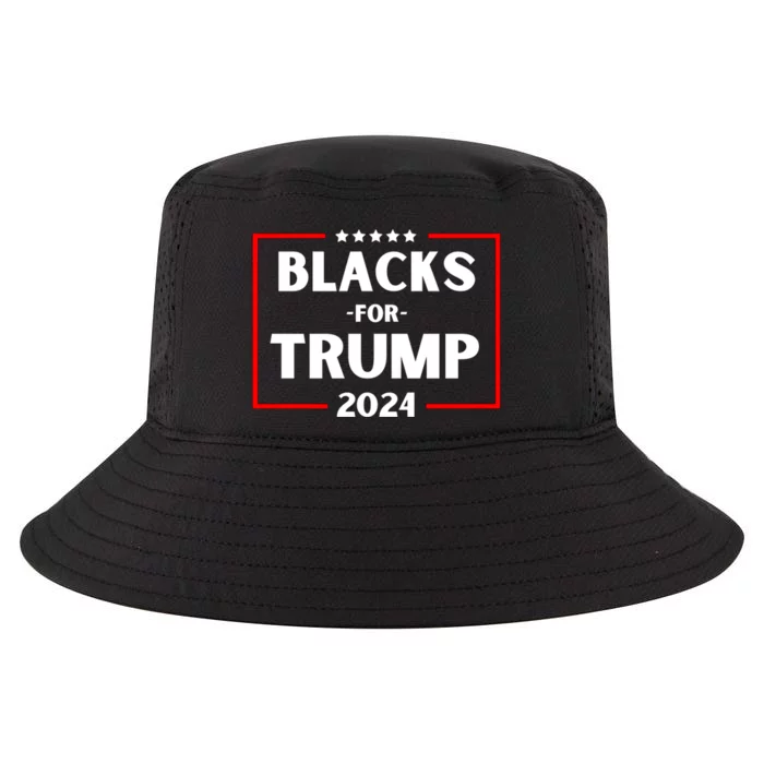 Blacks For Trump 2024 Cool Comfort Performance Bucket Hat