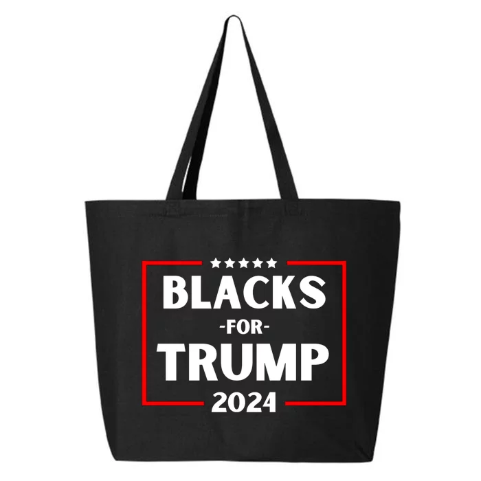 Blacks For Trump 2024 25L Jumbo Tote