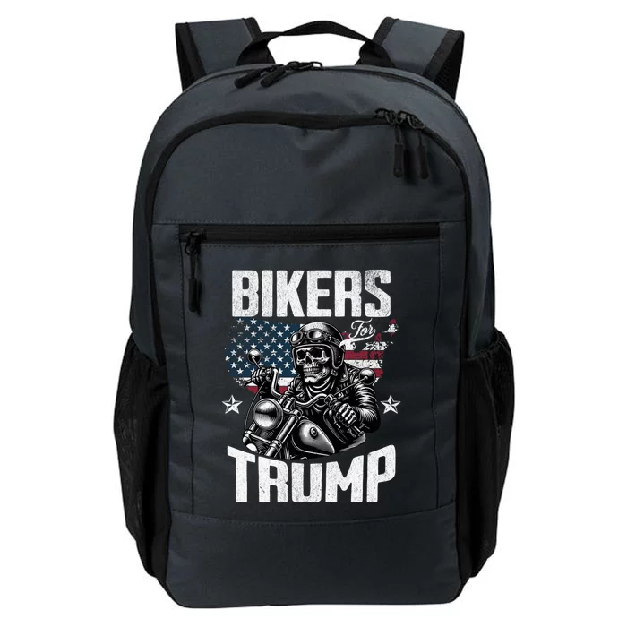 Bikers For Trump President Protrump Supporter 2024 Election Gift Daily Commute Backpack