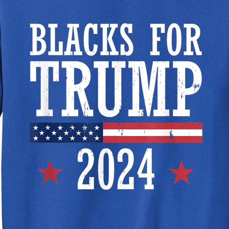 Blacks For Trump 2024 Presidential Election Republican Sweatshirt