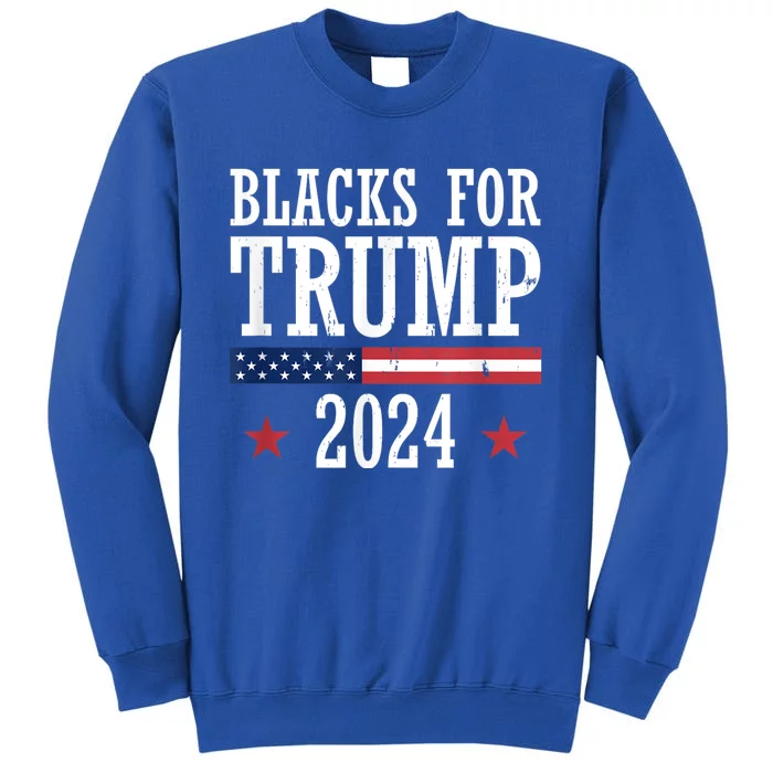 Blacks For Trump 2024 Presidential Election Republican Sweatshirt