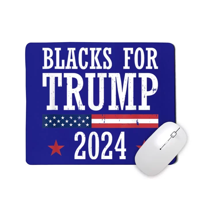 Blacks For Trump 2024 Presidential Election Republican Mousepad