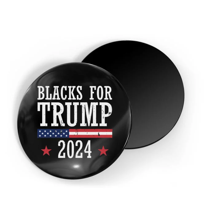 Blacks For Trump 2024 Presidential Election Support Magnet