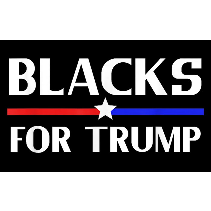 BLACKS FOR TRUMP SHIRTS 2024 Bumper Sticker