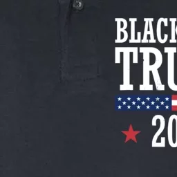 Blacks For Trump 2024 Presidential Election Republican Softstyle Adult Sport Polo