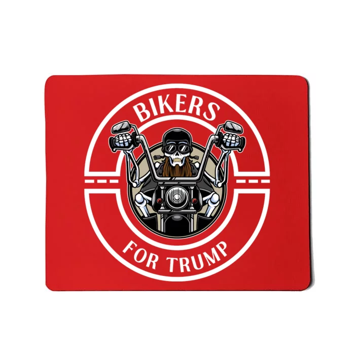 Bikers For Trump | Motorcycle Trump Mousepad