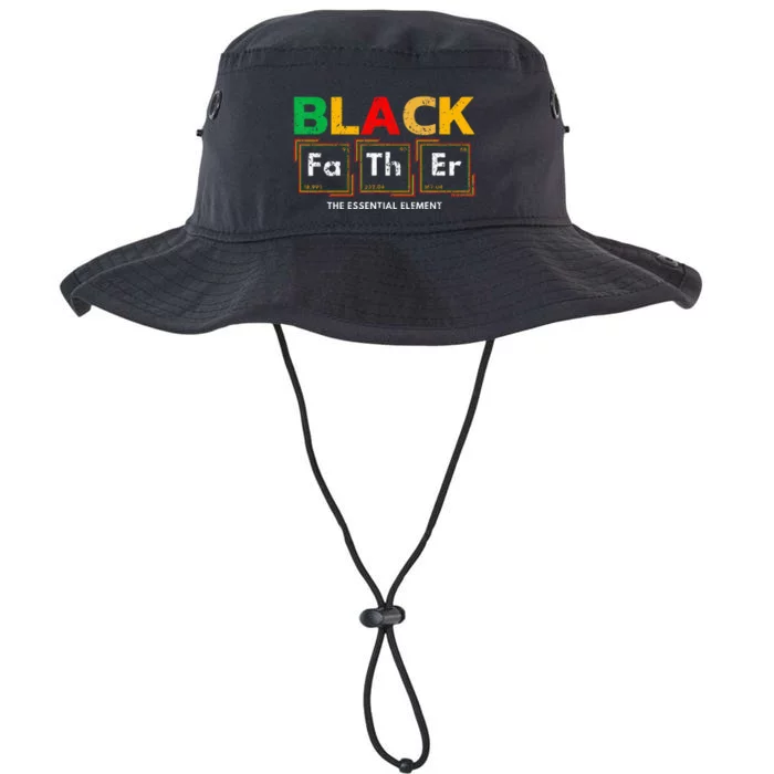 Black Father The essential Element Father's Day Black Dad Legacy Cool Fit Booney Bucket Hat