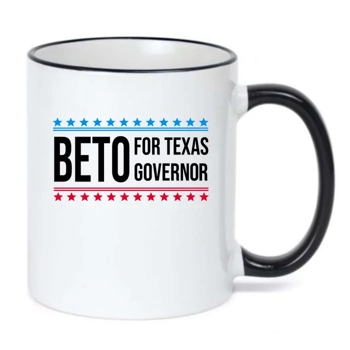 Beto For Texas Governor 2024 Politician Campaign Logo Black Color Changing Mug