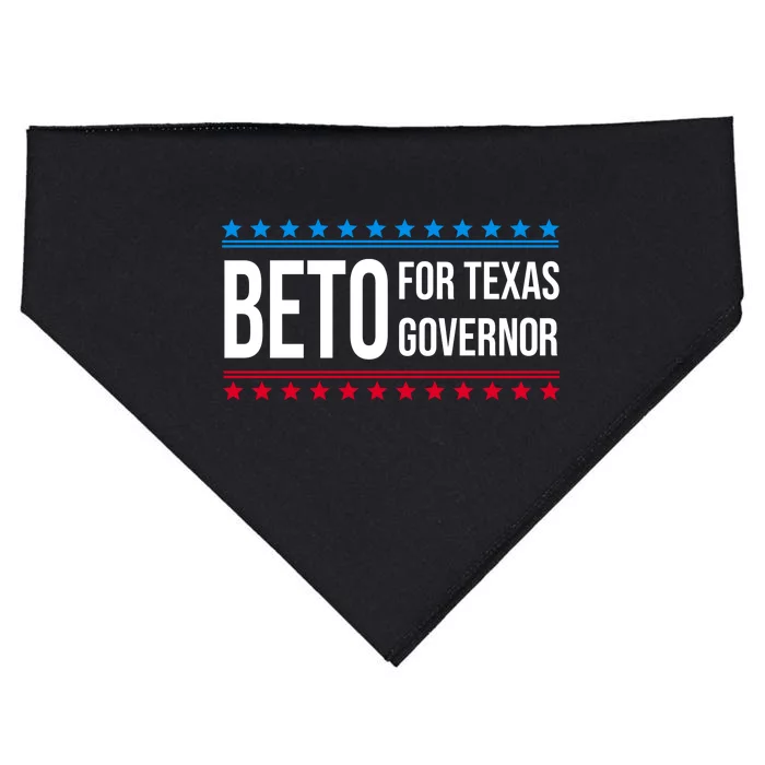 Beto For Texas Governor 2024 Politician Campaign Logo USA-Made Doggie Bandana