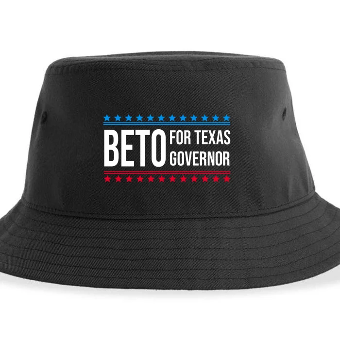 Beto For Texas Governor 2024 Politician Campaign Logo Sustainable Bucket Hat