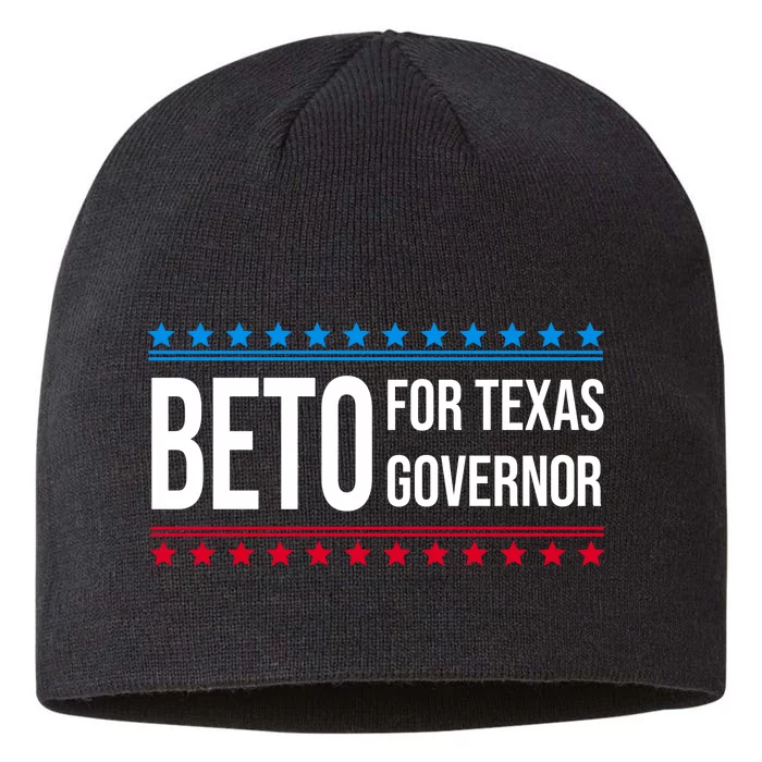 Beto For Texas Governor 2024 Politician Campaign Logo 8 1/2in Sustainable Knit Beanie