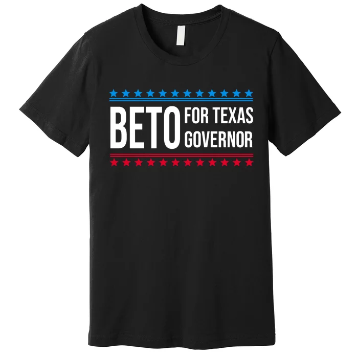 Beto For Texas Governor 2024 Politician Campaign Logo Premium T-Shirt