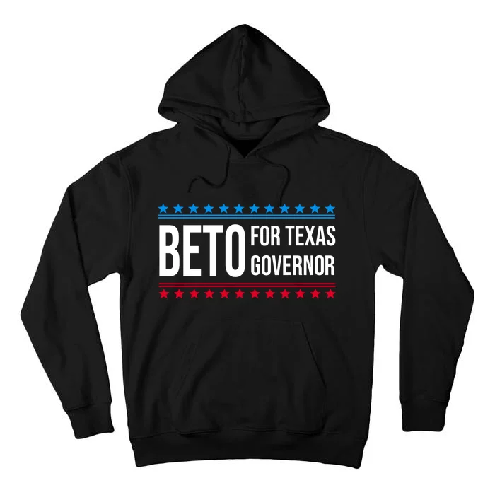 Beto For Texas Governor 2024 Politician Campaign Logo Tall Hoodie