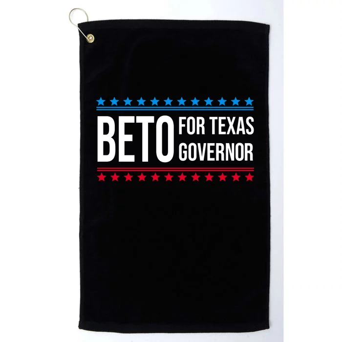 Beto For Texas Governor 2024 Politician Campaign Logo Platinum Collection Golf Towel