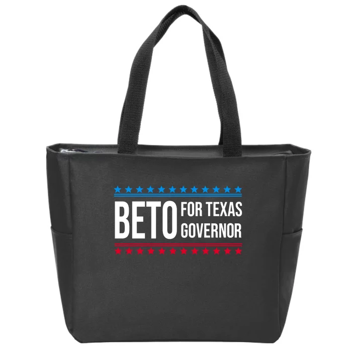 Beto For Texas Governor 2024 Politician Campaign Logo Zip Tote Bag