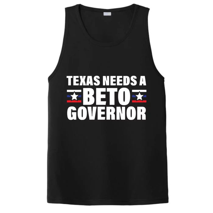 Beto For Texas Governor Political Campaign Performance Tank