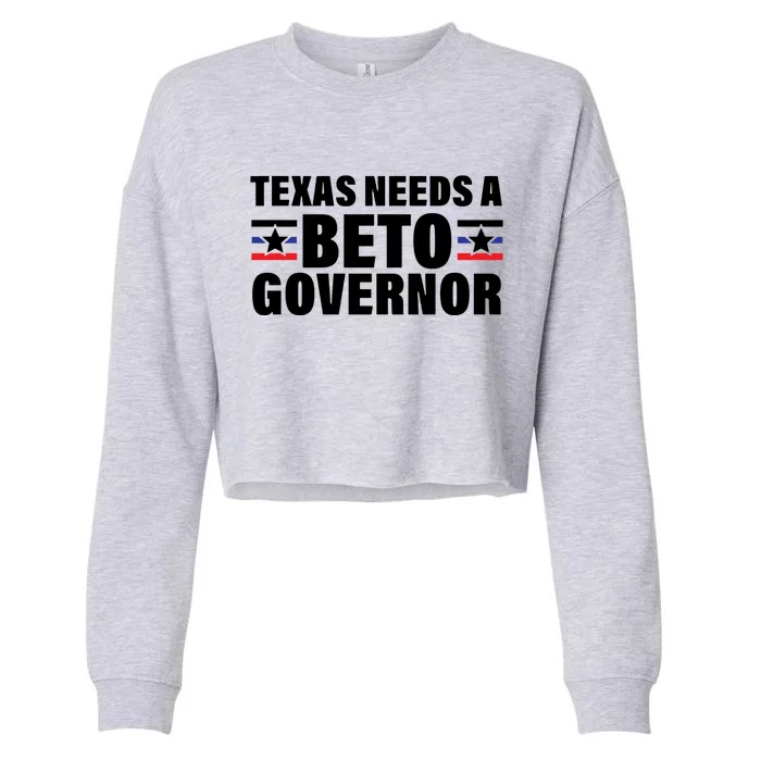 Beto For Texas Governor Political Campaign Cropped Pullover Crew