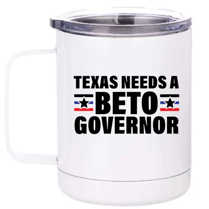 Beto For Texas Governor Political Campaign Front & Back 12oz Stainless Steel Tumbler Cup