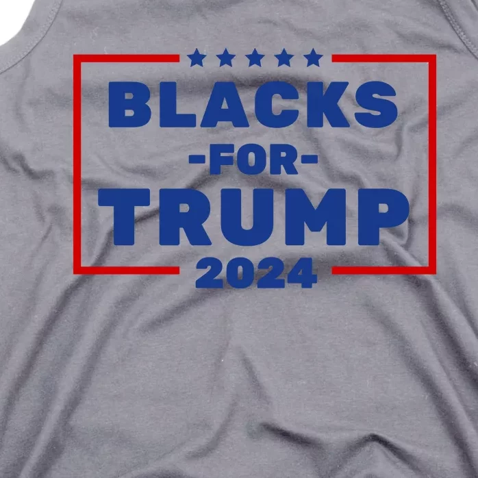 Black For Trump 2024 Tank Top