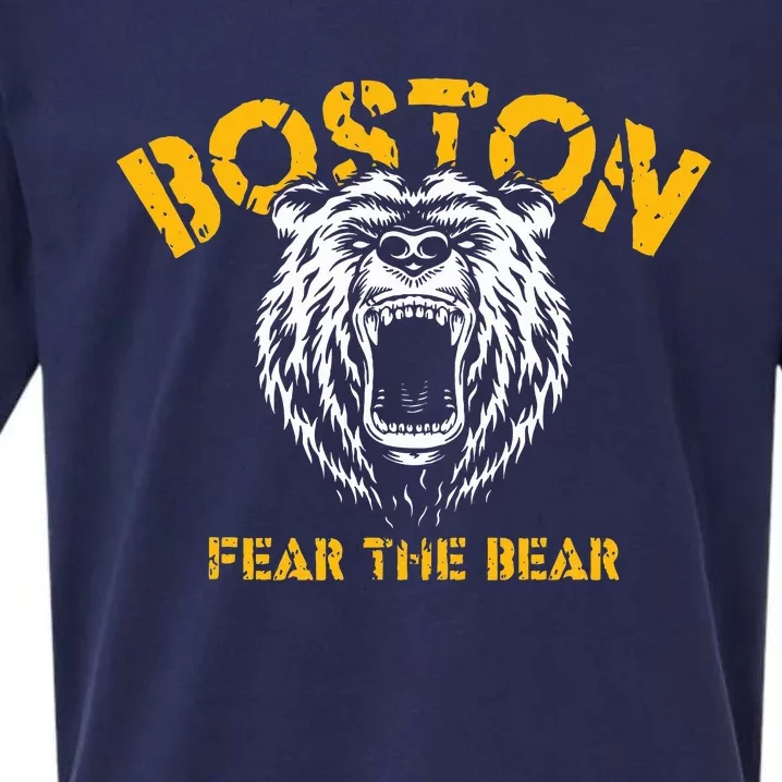 Boston Fear the Bear Sueded Cloud Jersey T-Shirt