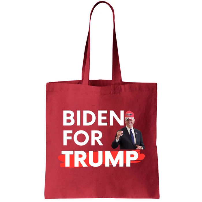 Biden For Trump Tote Bag