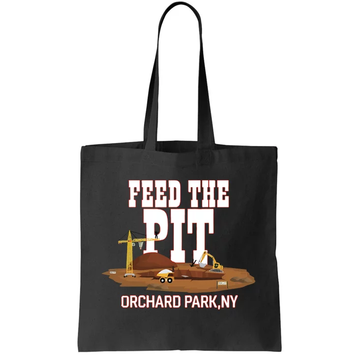 Buffaclothes Feed The Pit Orchard Park Ny Tote Bag