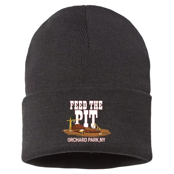 Buffaclothes Feed The Pit Orchard Park Ny Sustainable Knit Beanie