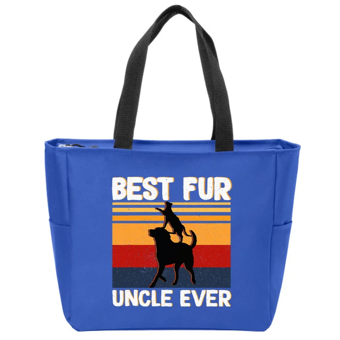 Best Fur Uncle Ever Dog And Cat Owner Zip Tote Bag