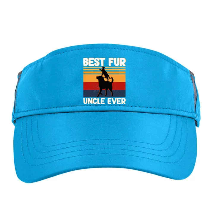 Best Fur Uncle Ever Dog And Cat Owner Adult Drive Performance Visor