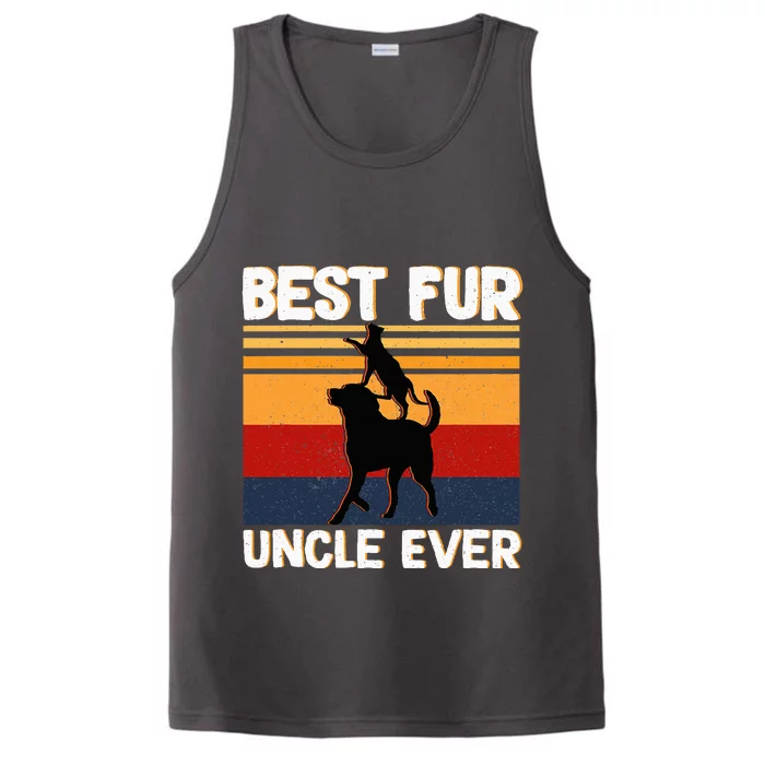 Best Fur Uncle Ever Dog And Cat Owner Performance Tank