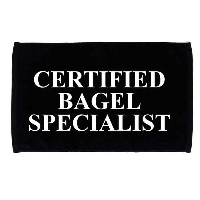 Bagel Funny Unique Bagels Lover Design Gift Microfiber Hand Towel