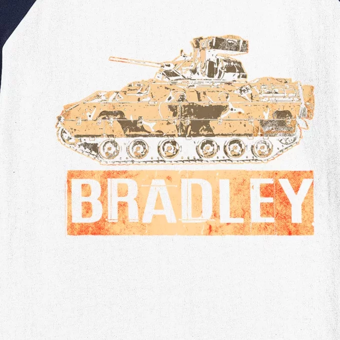 Bradley Fighting Vehicle Usa America American Military Gift Baseball Sleeve Shirt